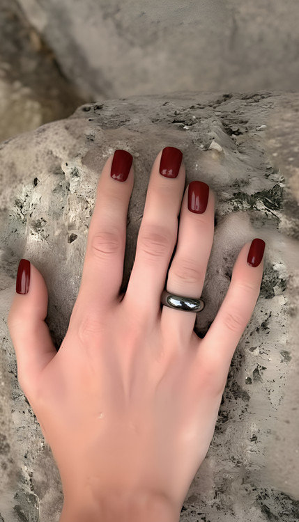 6mm Magnetic Hematite Dome Ring