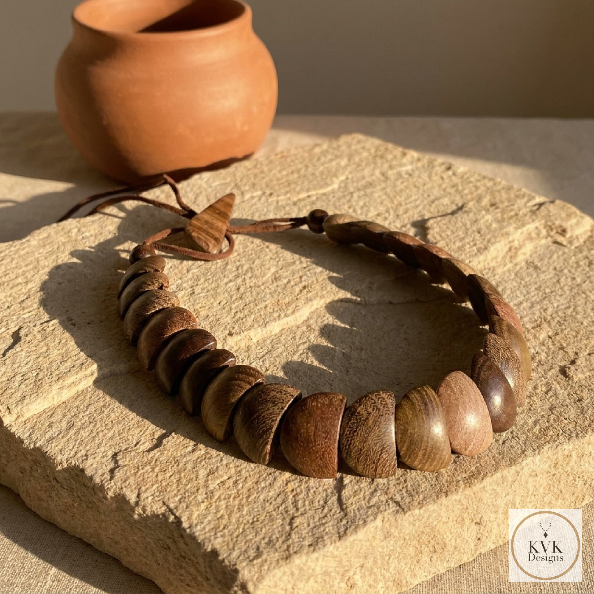 Dance with Druids Wood Necklace