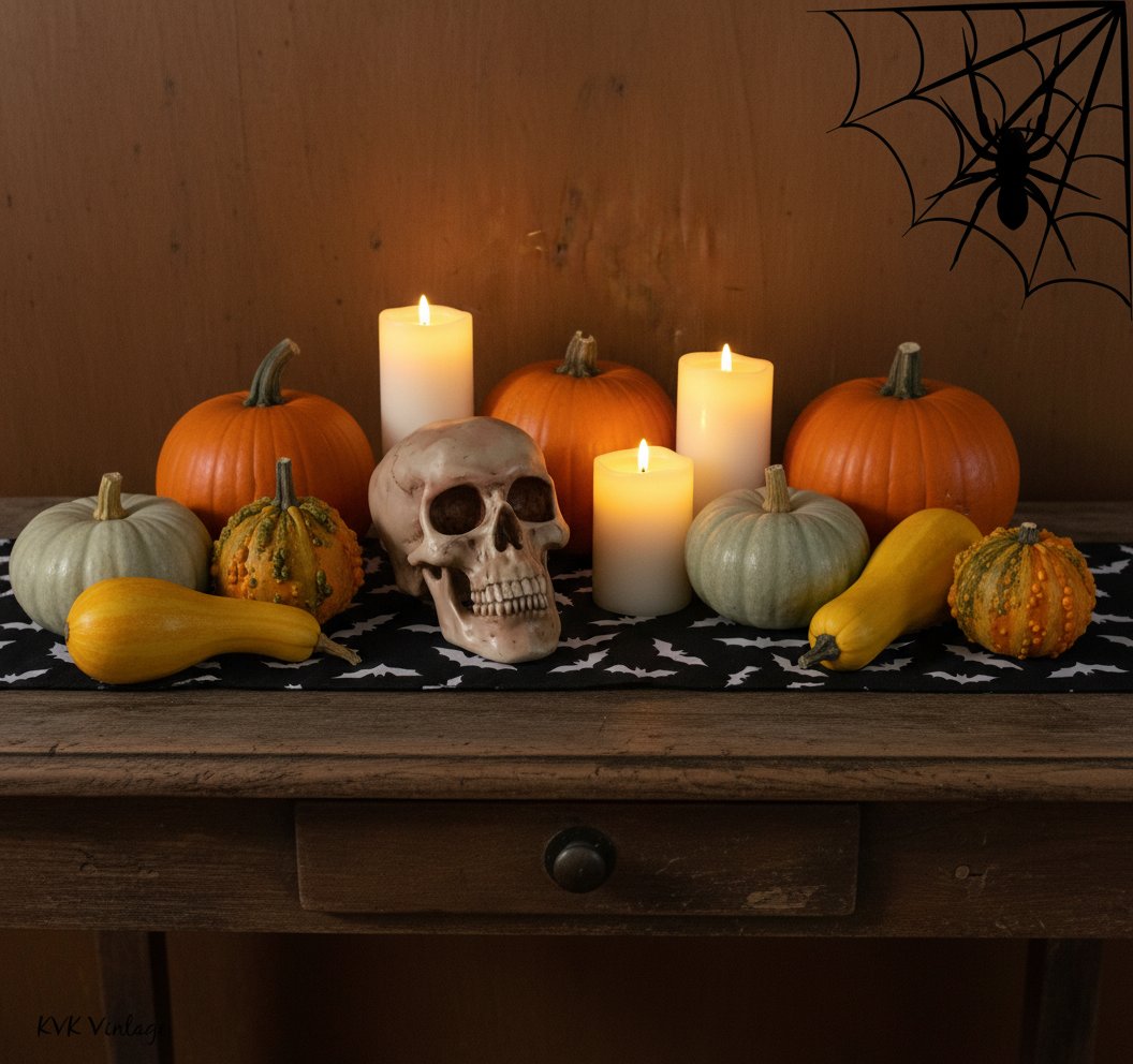 Spooky Human Skull Replica - Halloween Décor