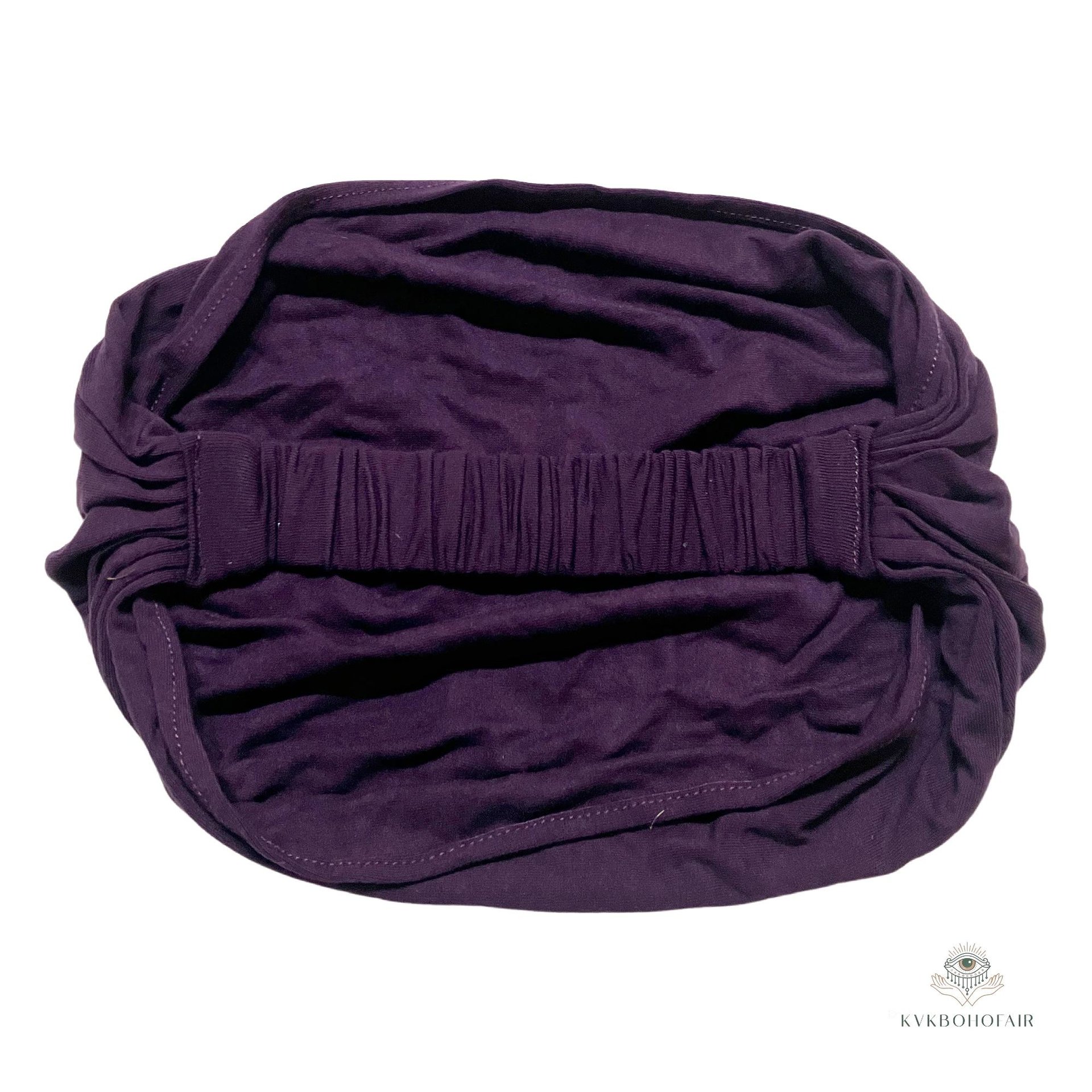 Purple Boho Headband -  Stylish Bohemian Headwrap, Headbands for Women