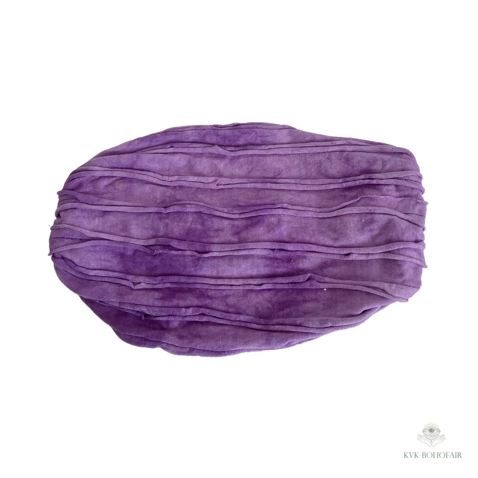 Purple Tie-Dye Boho Headband -  Stylish Bohemian Headwrap, Headbands for Women