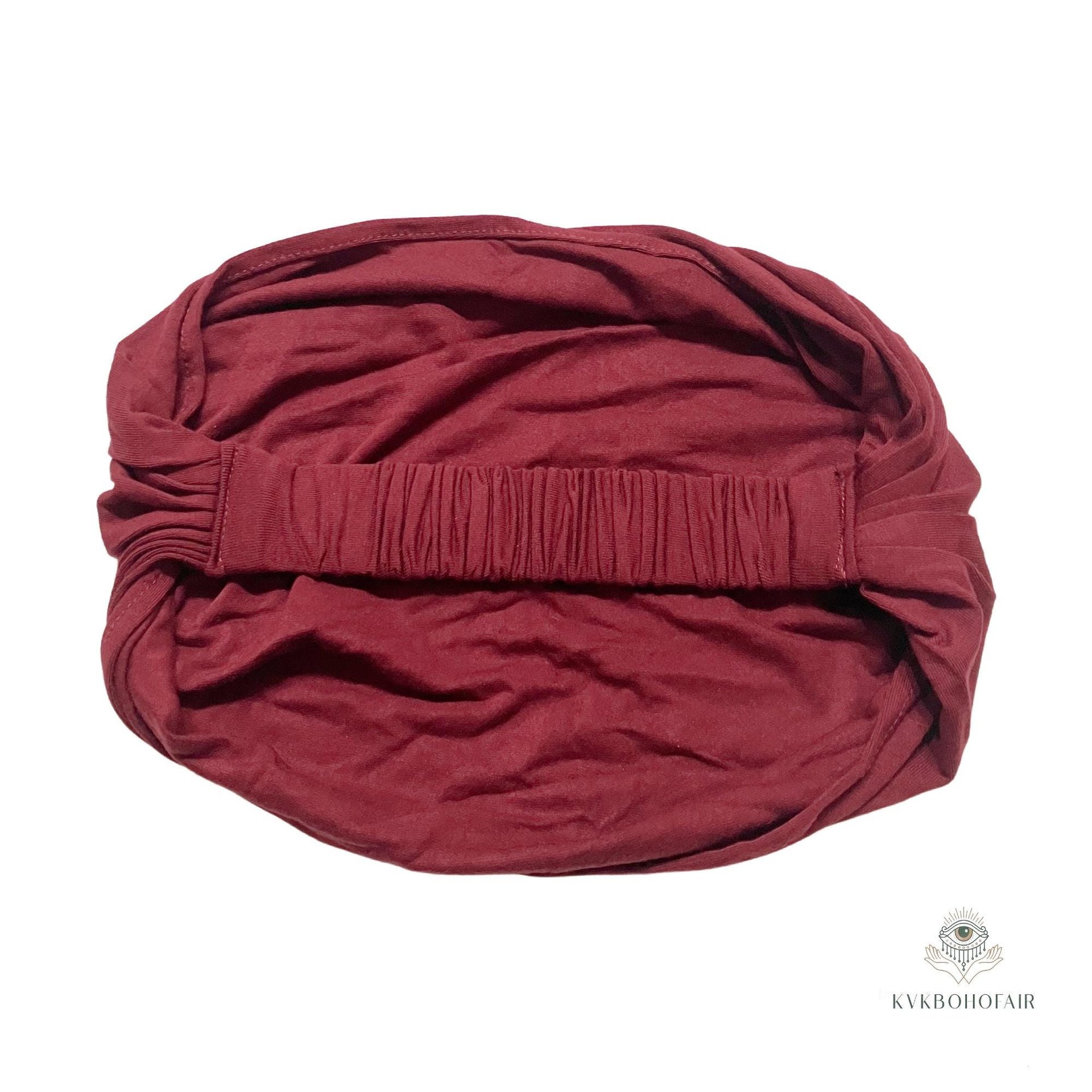 Red Boho Headband -  Stylish Bohemian Headwrap, Headbands for Women