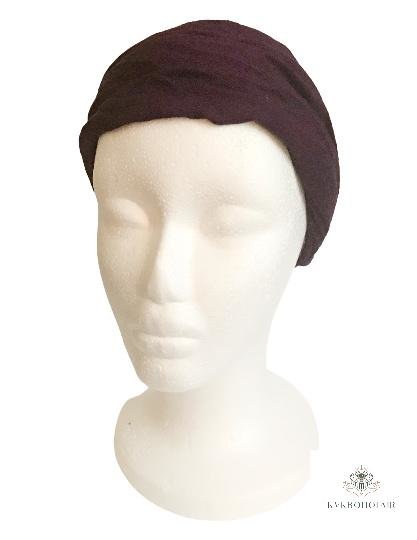 Purple Boho Headband -  Stylish Bohemian Headwrap, Headbands for Women