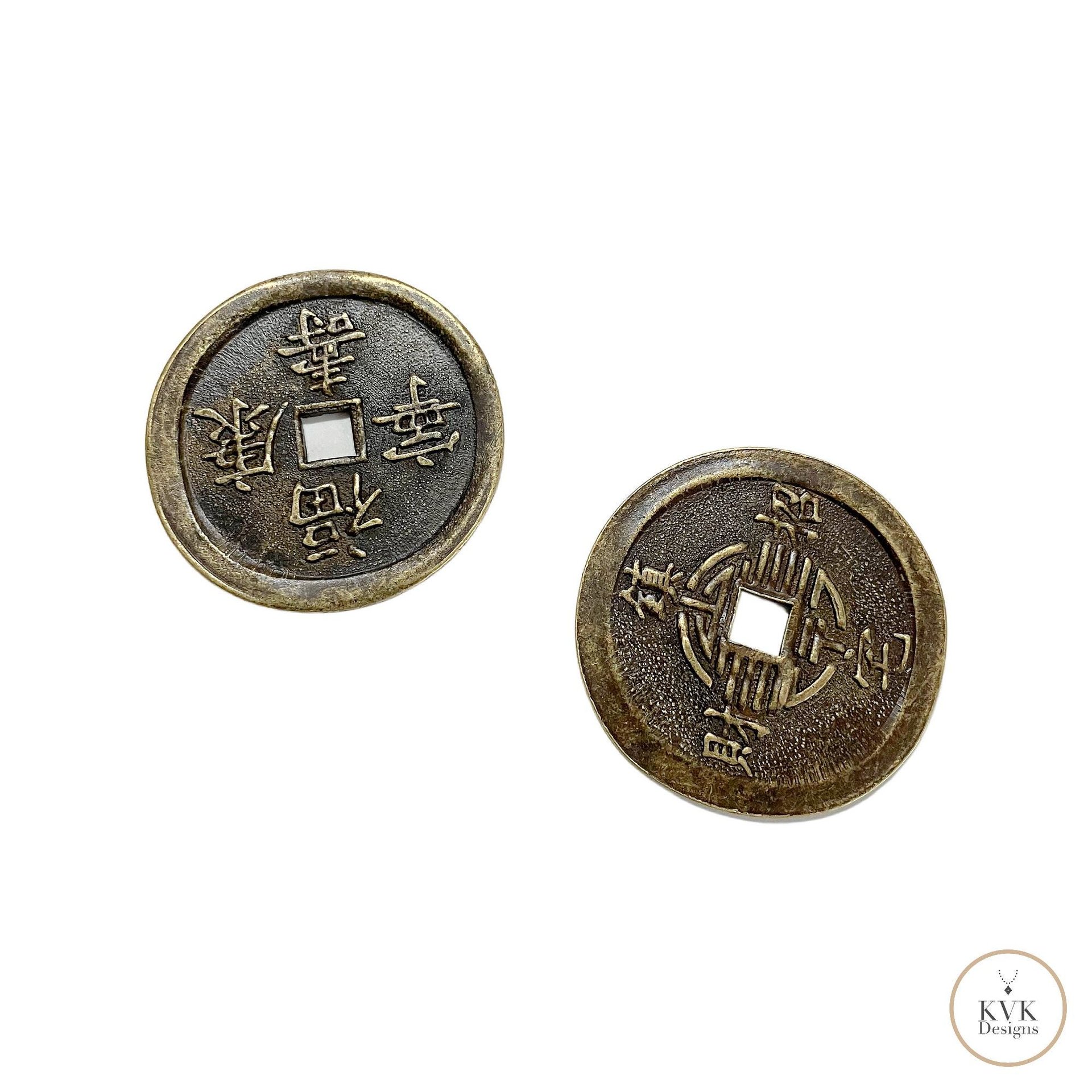 Good Luck Charm: Feng Shui Chinese Coin Pendant Necklace