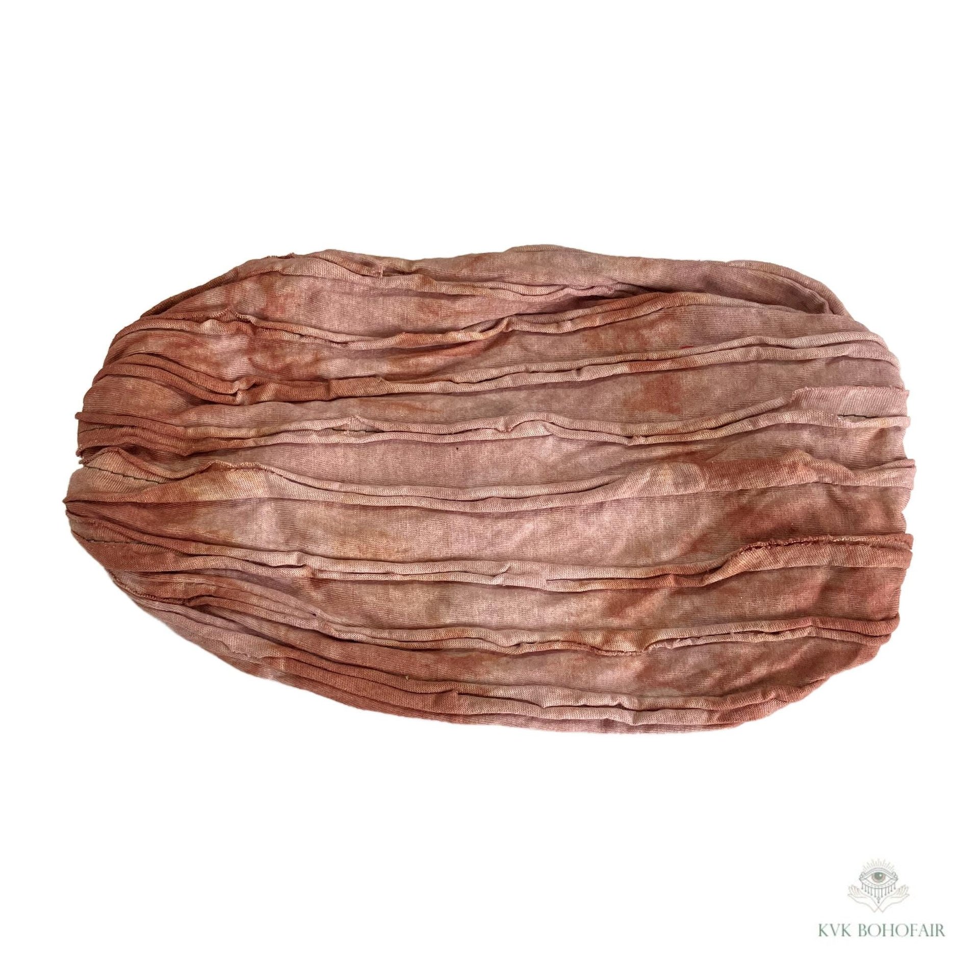 Brown Tie Dye Boho Headband - Stylish Bohemian Headwrap, Headbands for Women