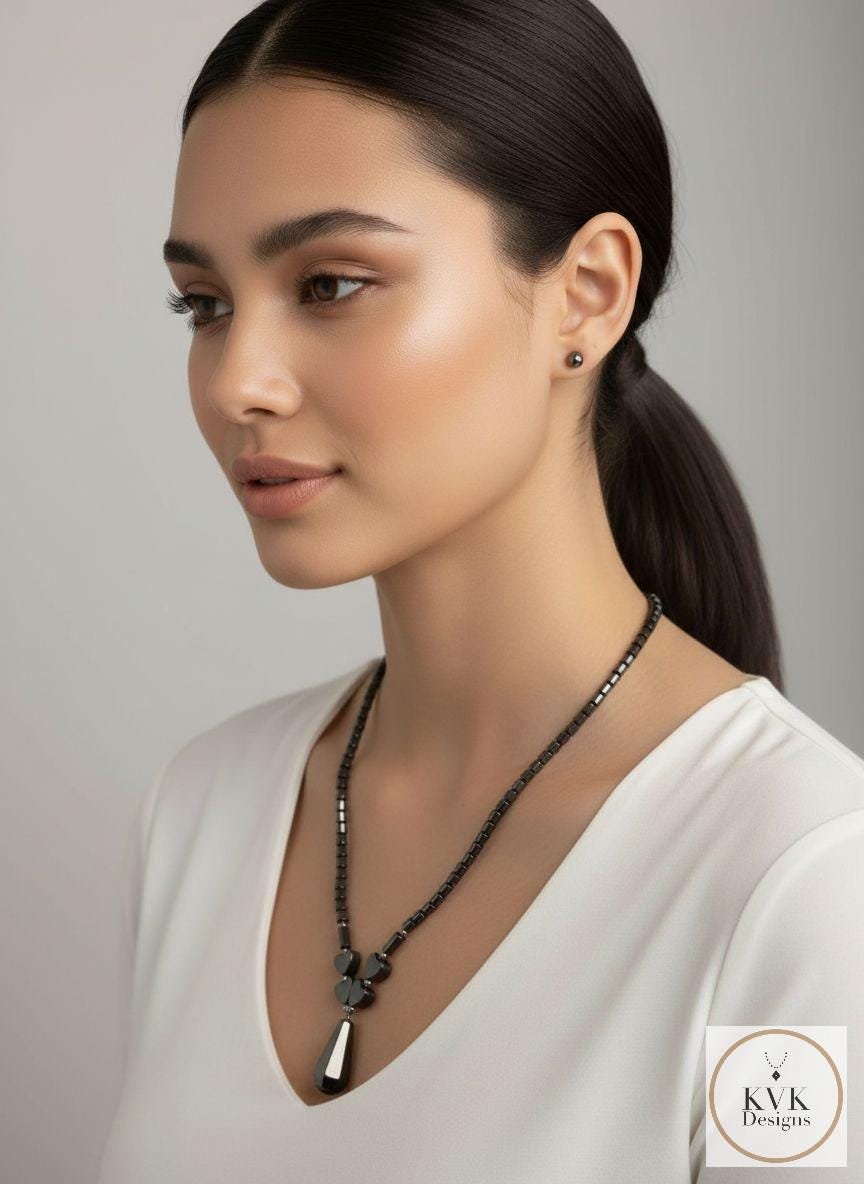 Fancy Hematite Necklace