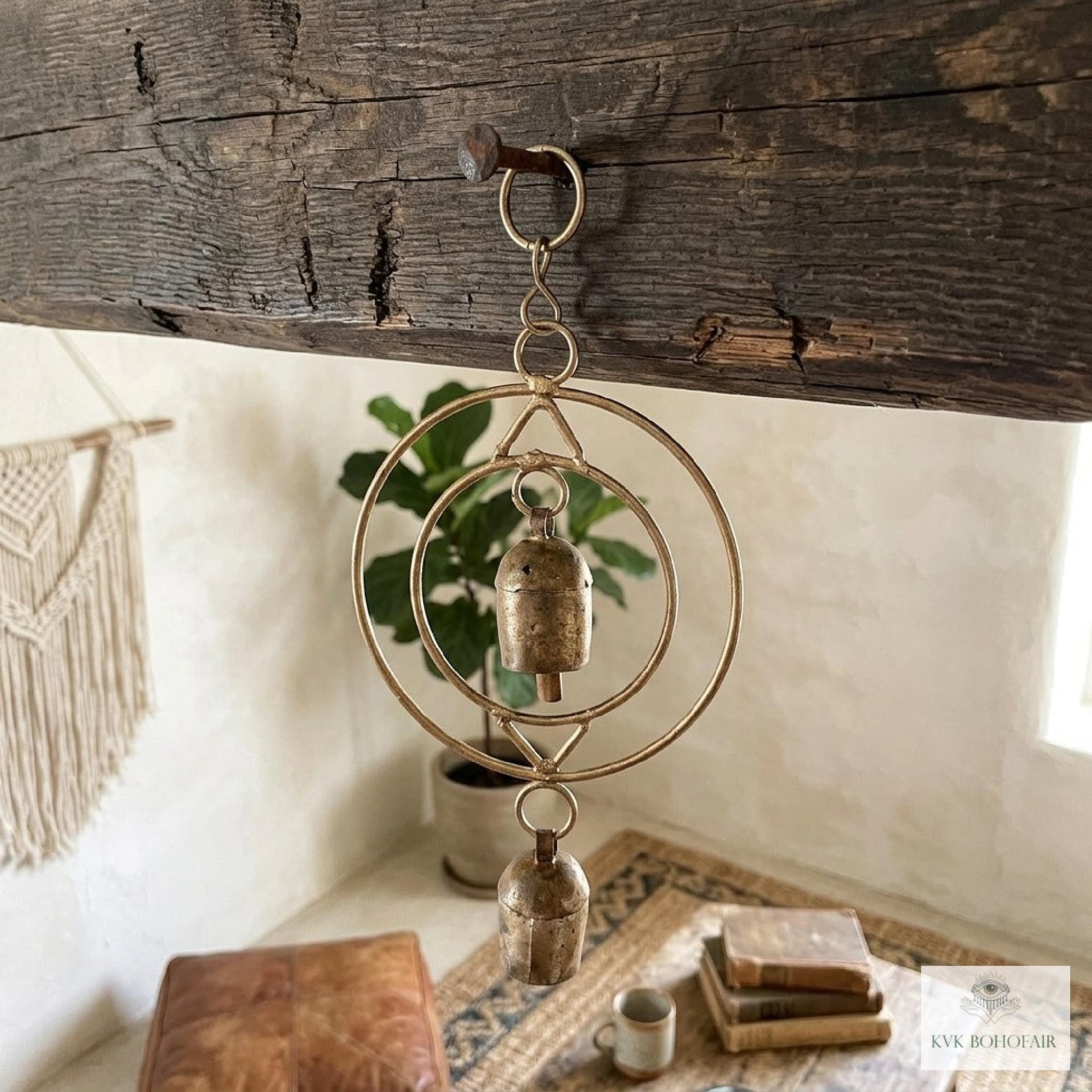 Serenity: Round Zen Bells Wind Chime & Garden Decor