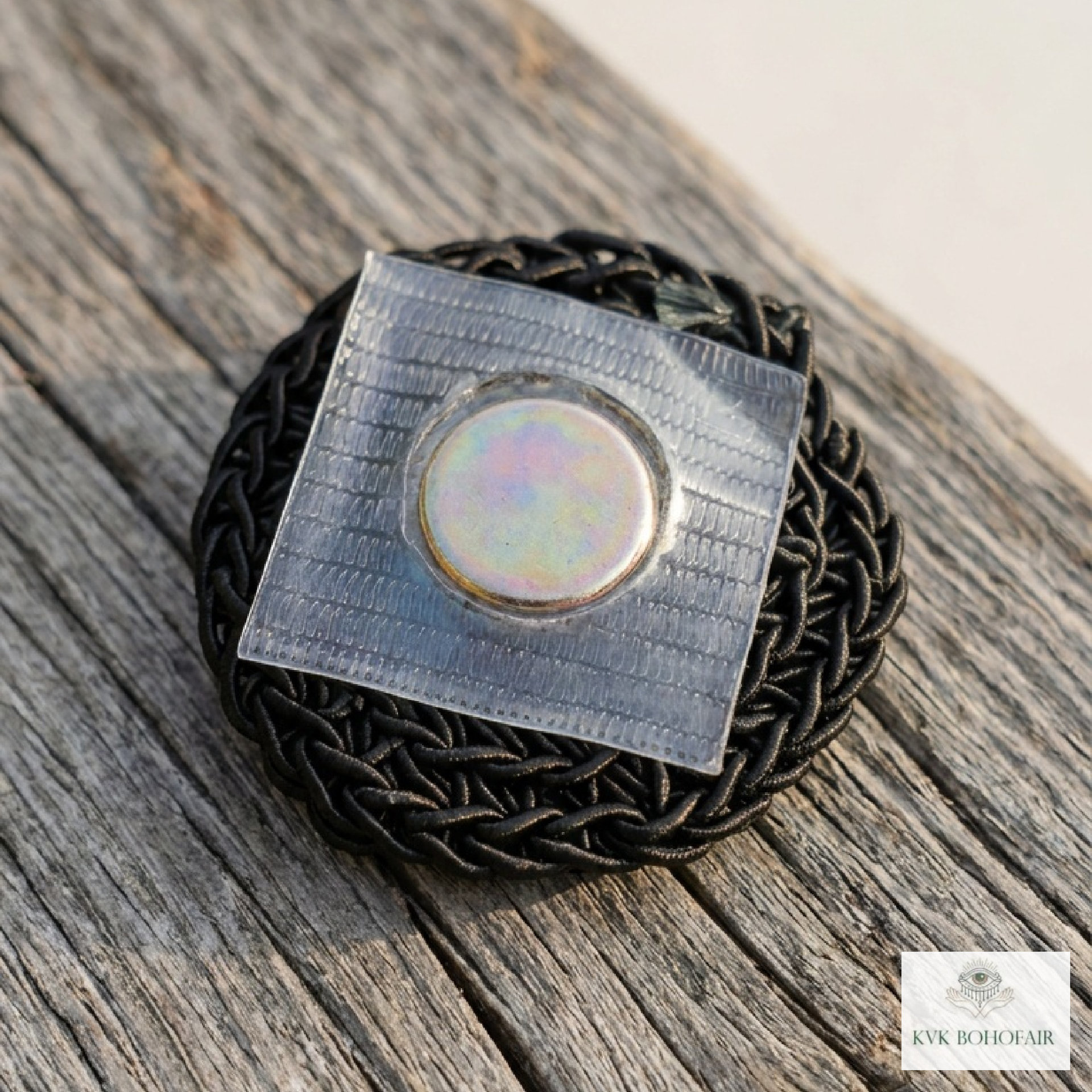 Magnetic Button Brooch Pin - Fabric Safe No Sew Vintage Style Scarf Clip