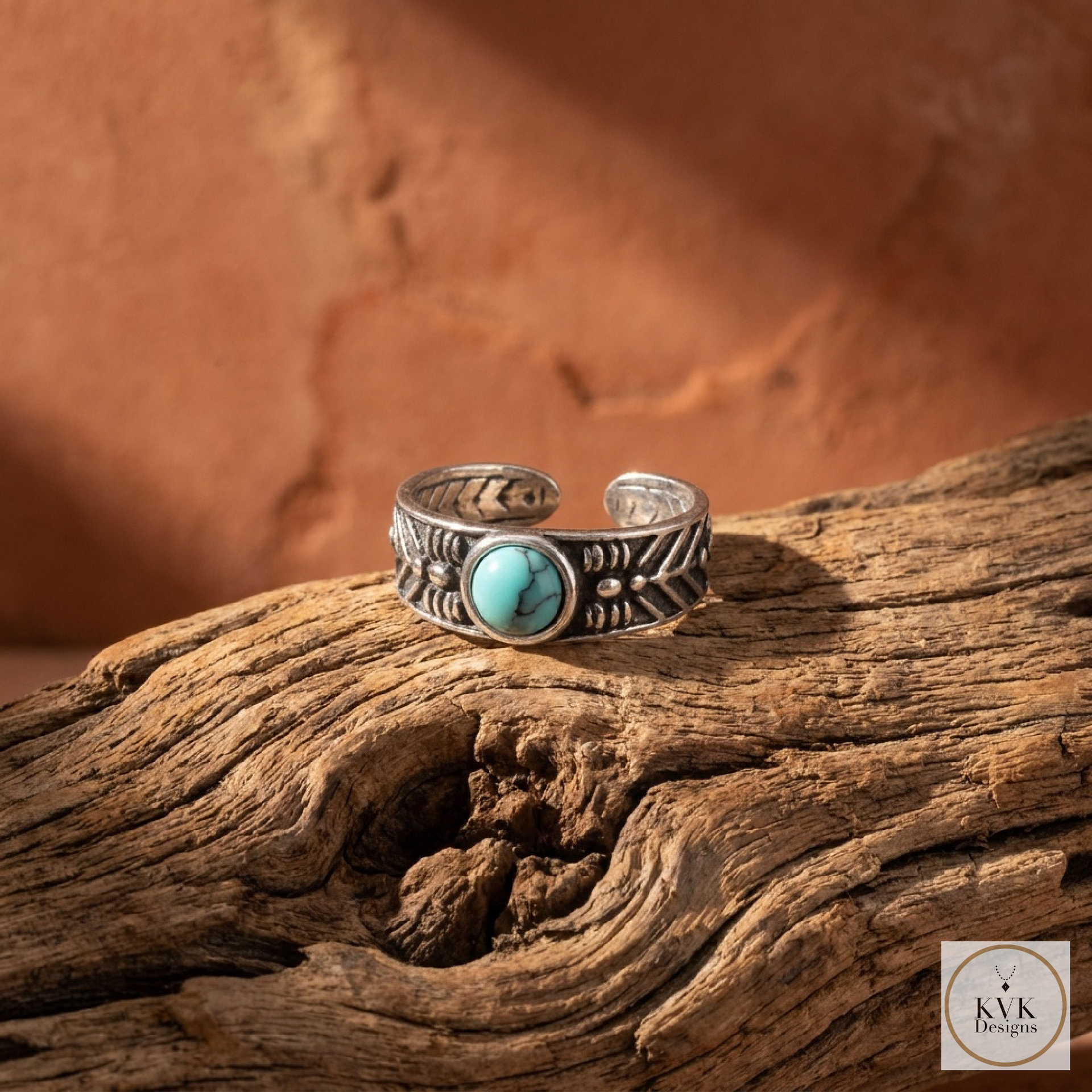 Sterling Silver Turquoise Toe Ring
